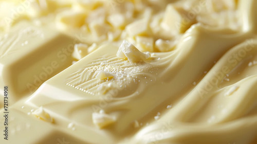 details of a white chocolate