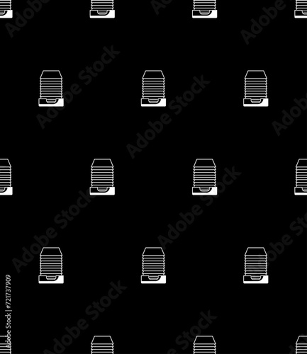 Document Holder Tray Icon Seamless Pattern Y_2208001