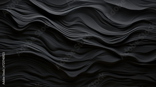 Dark elegance  intricate black paper texture background for creative design projects 