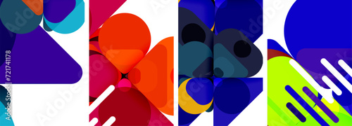 Geometric elements abstract backgrounds for wallpaper, business card, cover, poster, banner, brochure, header, website