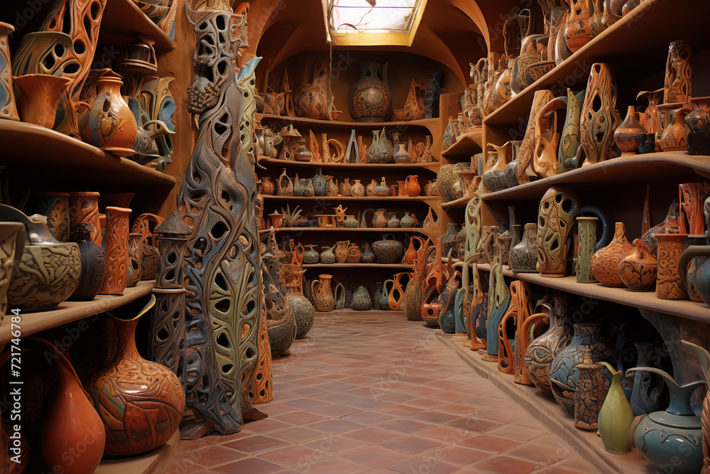 Funky Ceramic pottery shop