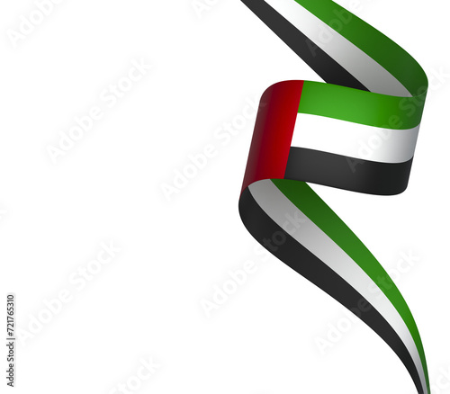 Photos United Arab Emirates flag element design national independence day banner ribbon