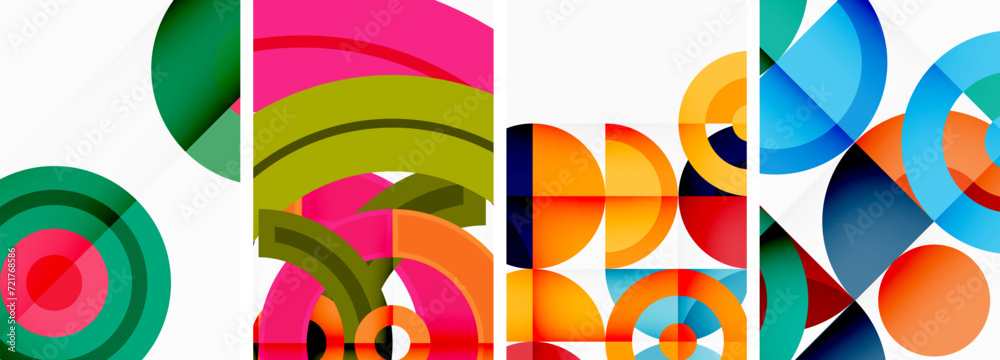 Round geometric elements and circles in background design for wallpaper, business card, cover, poster, banner, brochure, header, website Round geometric elements and circles in background design for wallpaper, business card, cover, poster, banner, brochure, header, website