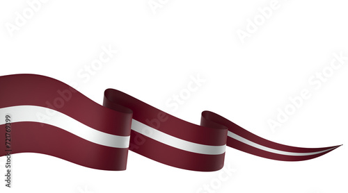 Latvia flag element design national independence day banner ribbon png 