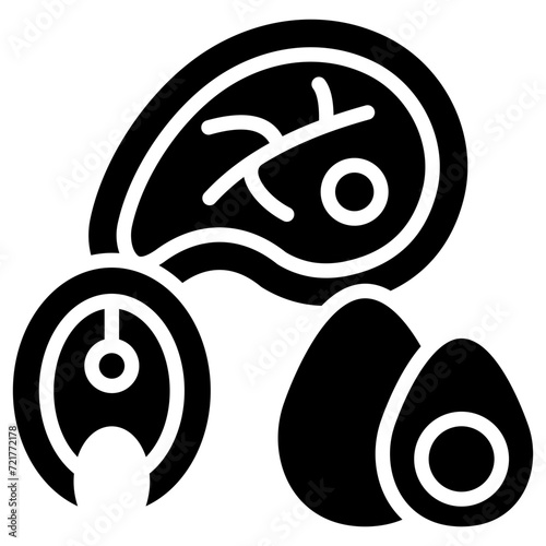 Proteins Icon Element For Design