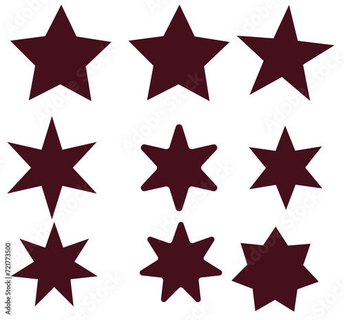 Star burst sticker vector set. Stars collection. Star icons. Starburst retro sale badge. Star blank label, stickers emblem. Shine symbol illustration. star sign collections
