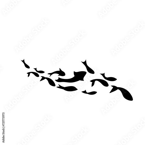 Black flock fish