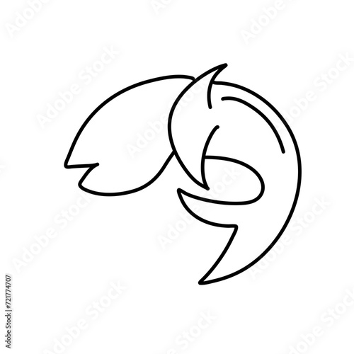 Fish outline