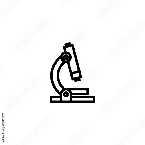 Microscope Icon Simple Vector Perfect Illustration