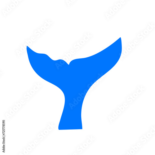 shark tail dolphin whale vector