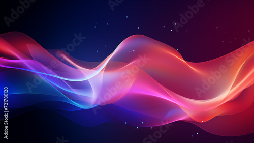  colorful wave and light abstract background with shining dots.