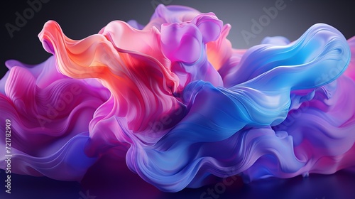 Vibrant pastel abstract art. captivating fluid art with stunning liquid pastel colors