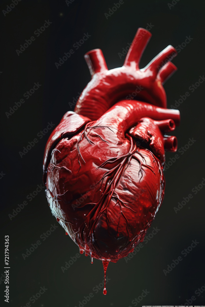 Realistic 3D Heart Model, Generative AI