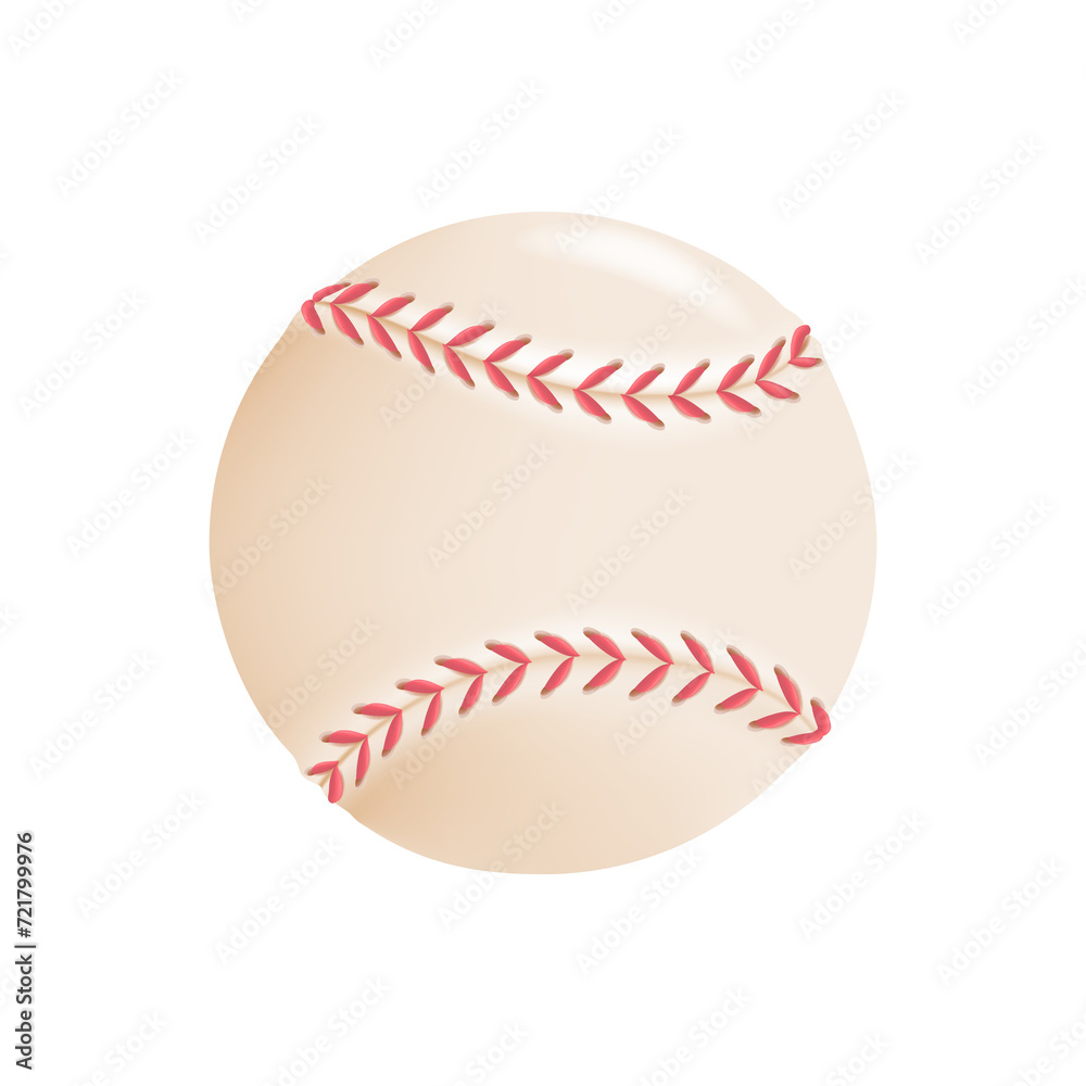 3D dirty baseball. White leather baseball with red stitching. Popular sports at university level 3D dirty baseball. White leather baseball with red stitching. Popular sports at university level