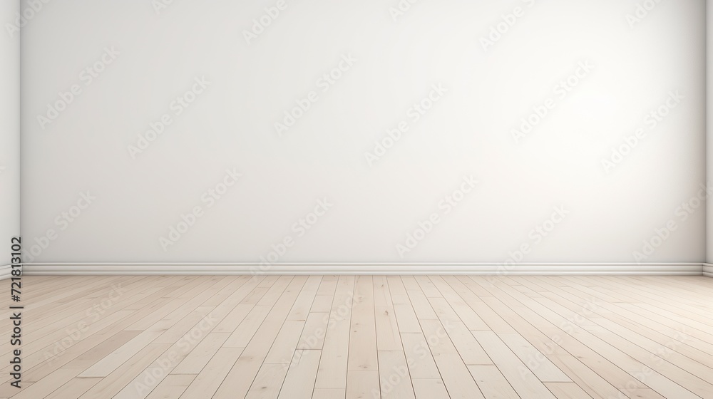 Rendering of a white wall view, illustration of an antique wooden floor interior, White empty room interior. The inside of the background. Nordic house interior.empty wall for writing Rendering of a white wall view, illustration of an antique wooden floor interior, White empty room interior. The inside of the background. Nordic house interior.empty wall for writing