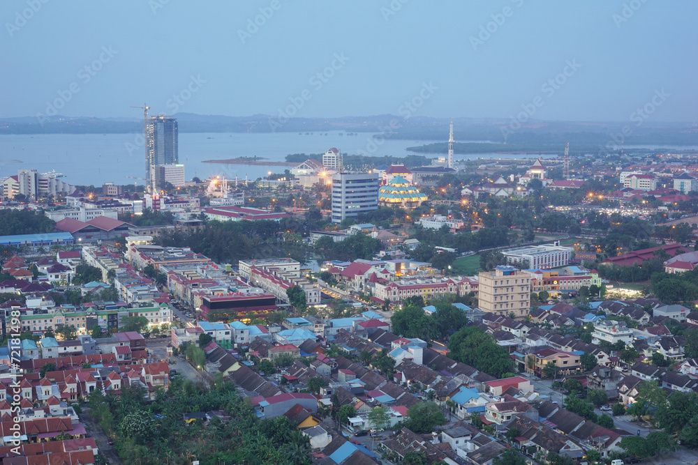 Obraz premium View of the Batam city