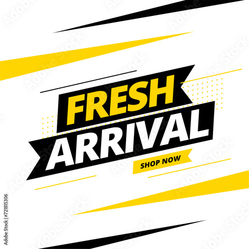 fresh new arrival promotional template for your business marketing
