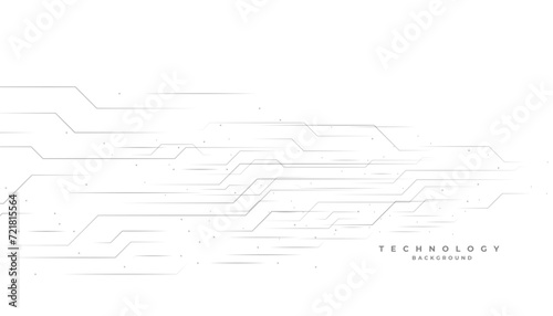digital techno circuit line networked white background design