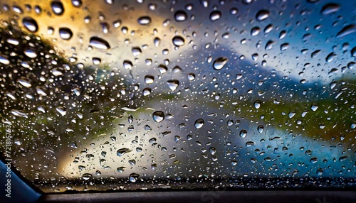 water drops on glass wallpaper rain water on windscreen reflection in car mirror and water drops ion wet ground