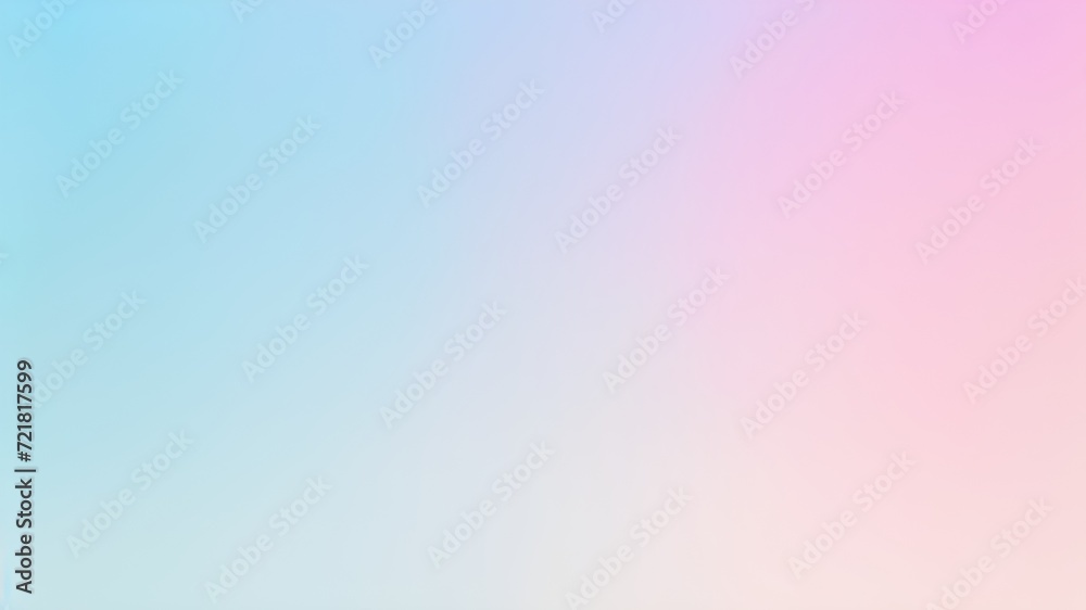 Sky blue azure teal pink coral peach beige white abstract background. Color gradient ombre blur. Light pale pastel soft shade. Rough grain noise. Matt brushed shimmer. Liquid water. Design. Minimal. - obrazy, fototapety, plakaty 