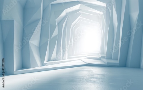 Special background cave Gradient White tone background geometric graphic pattern