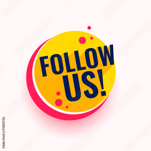 web follow us promo template join or subscribe channel