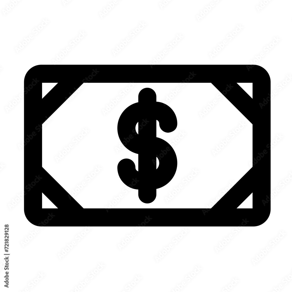 cash icon, money simple line icon cash icon, money simple line icon