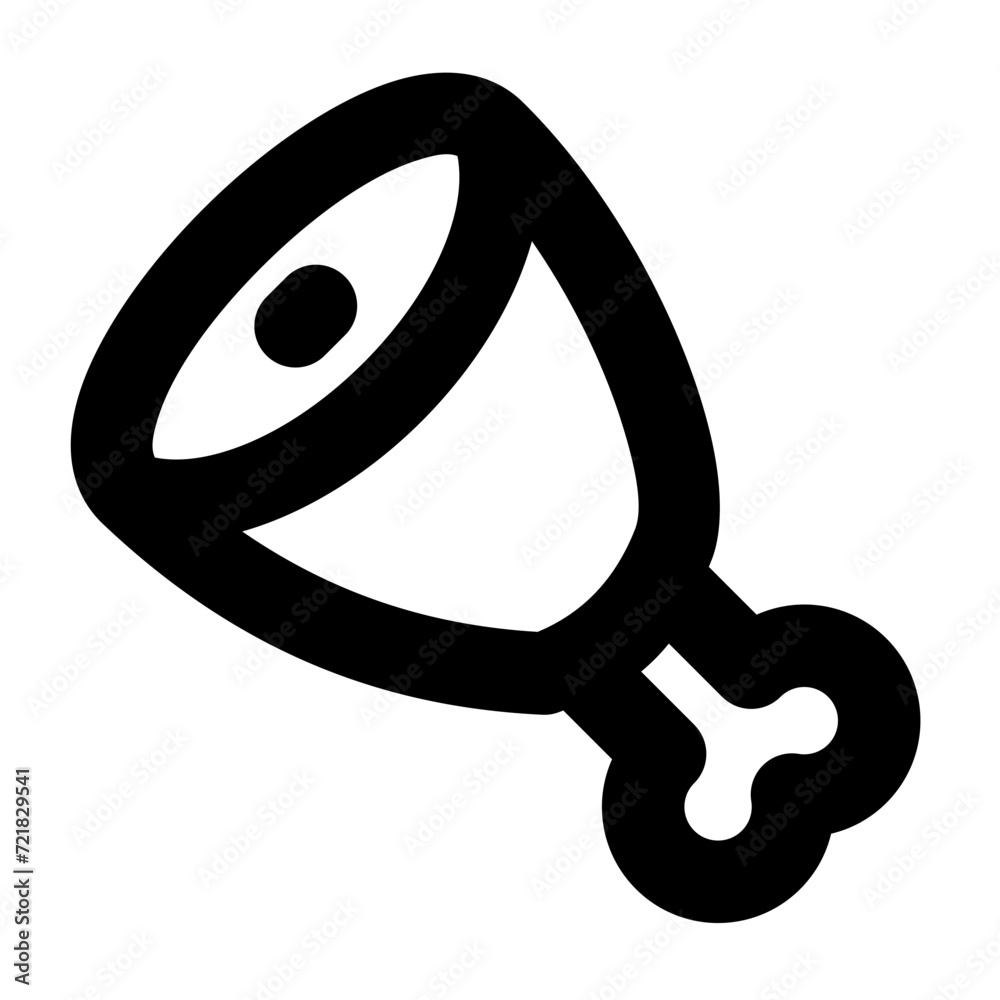 meat icon, meat simple line icon meat icon, meat simple line icon