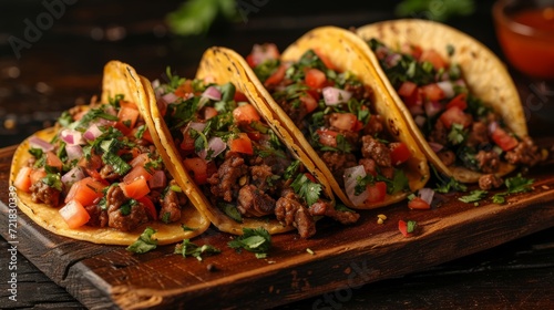 Tacos - Food photography for blog Generative AI