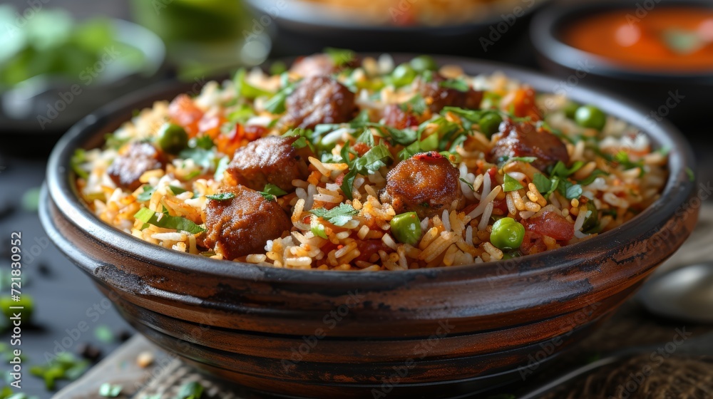 Image of Delicious Biryani for Marketing Generative AI Image of Delicious Biryani for Marketing Generative AI