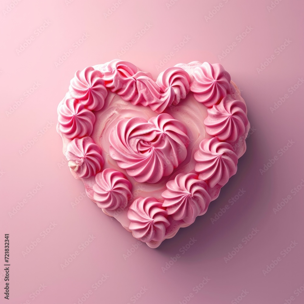 A love heart shaped object illustrations for card background
