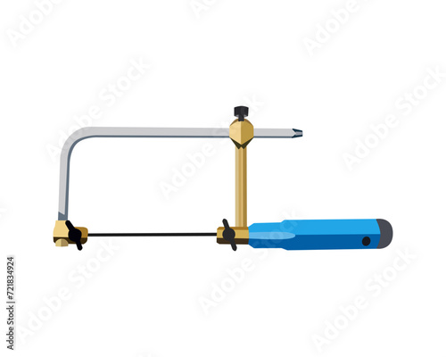 Vector of Jelewers Saw Heavy Duty Metal Woodworking, Wood Board, Metal Cutting Blade Hacksaw