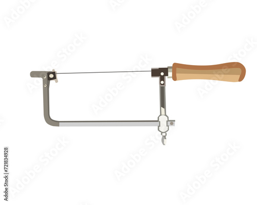 Vector of Jelewers Saw Heavy Duty Metal Woodworking, Wood Board, Metal Cutting Blade Hacksaw