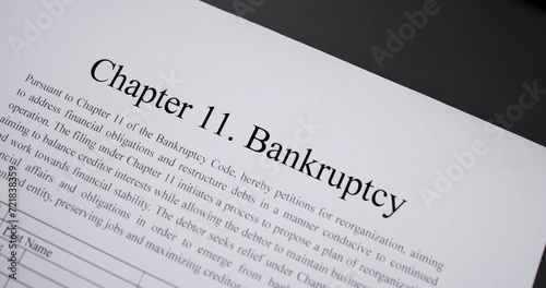 Chapter 11 Bankruptcy photo