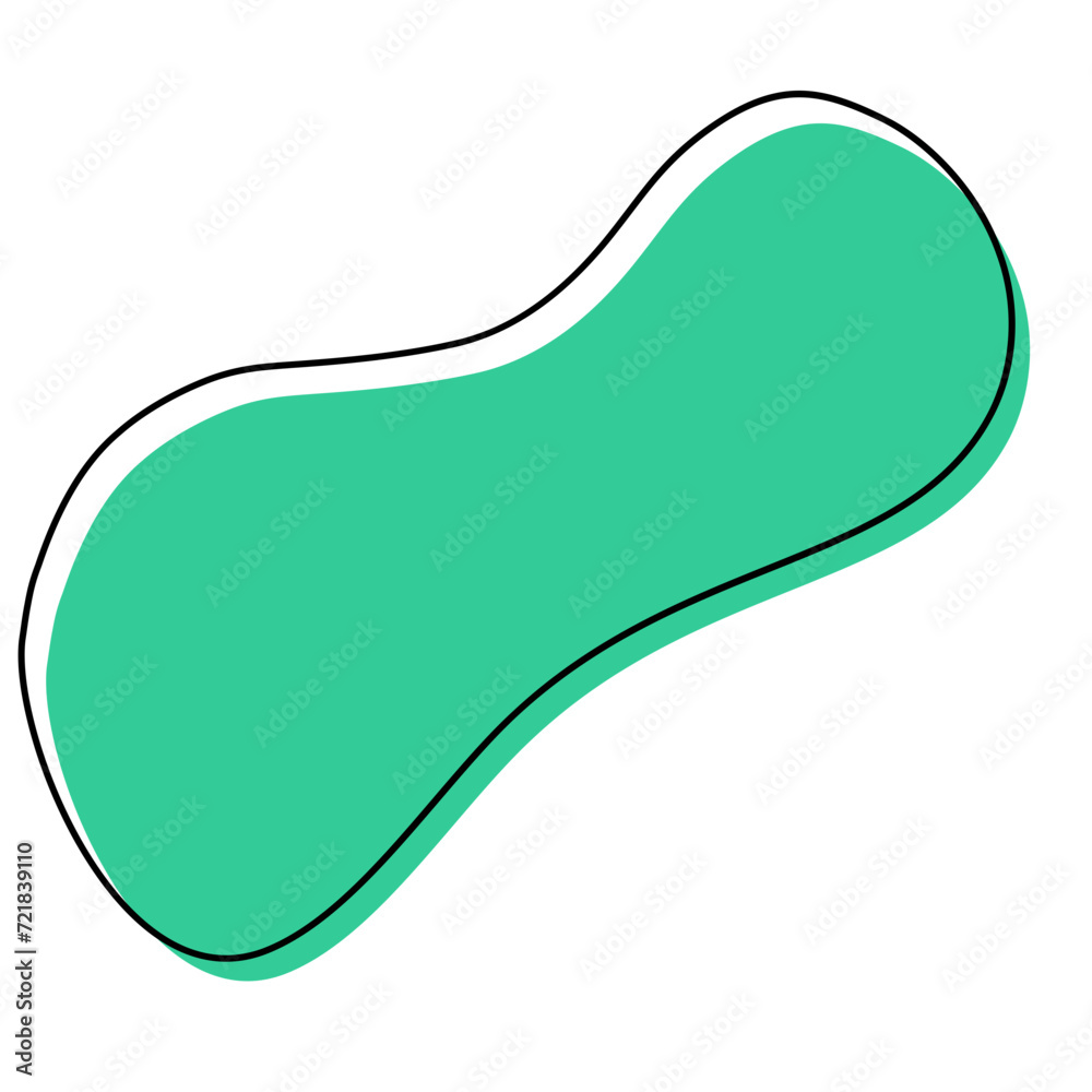 Abstract blotch shape. Liquid shape elements Abstract blotch shape. Liquid shape elements