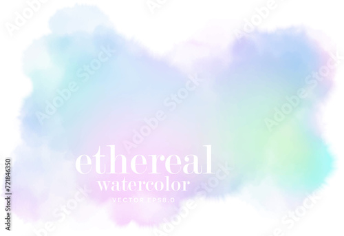 abstract soft pastel vector watercolor splash