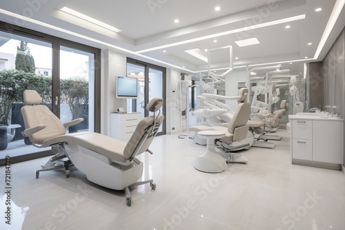 Professional teeth whitening services at a modern dental clinic - achieve a brighter smile today. © sorin