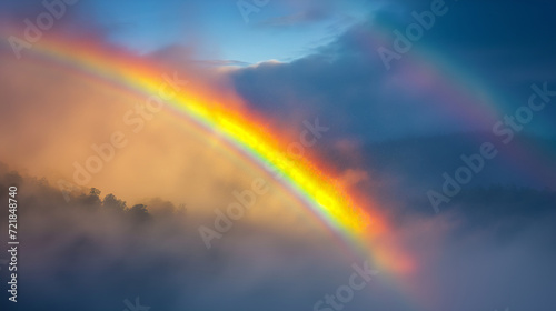 空にかかる美しい虹 © satoyama