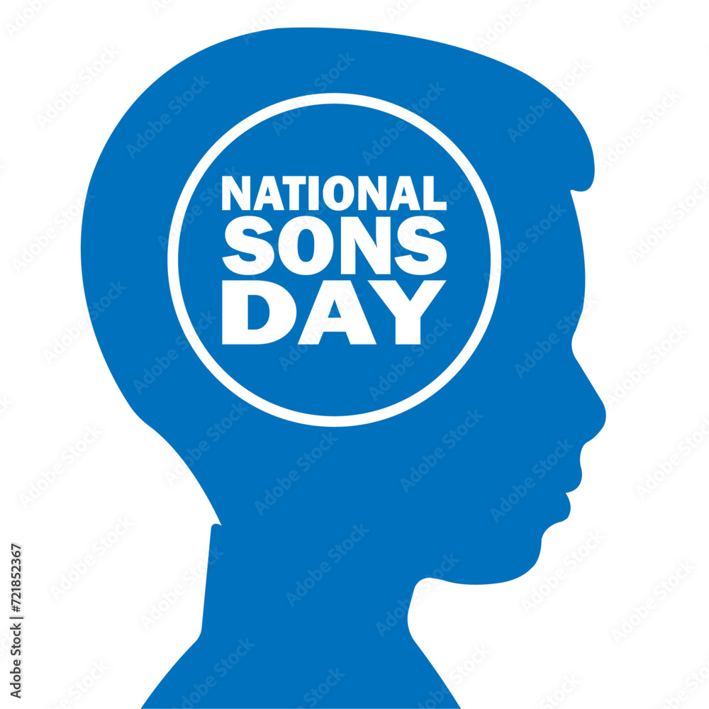 National Sons Day Vector Template Design Illustration. Suitable for greeting card, poster and banner National Sons Day Vector Template Design Illustration. Suitable for greeting card, poster and banner
