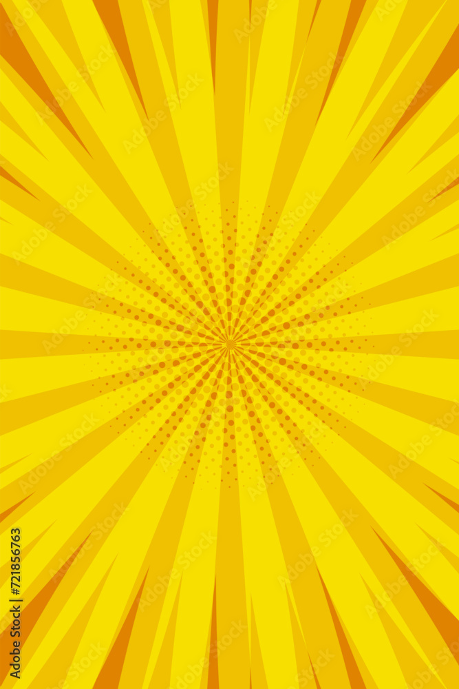 Obraz premium background comic manga yellow blank