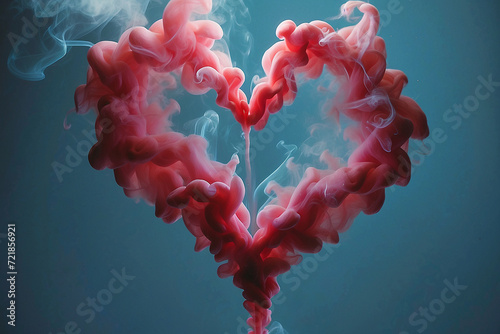 heart shaped smoke