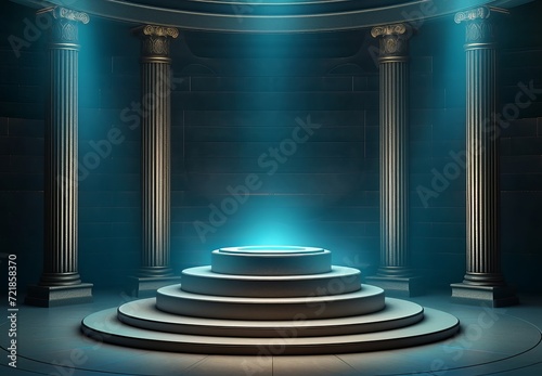 Luxury 3d podium background, product image background