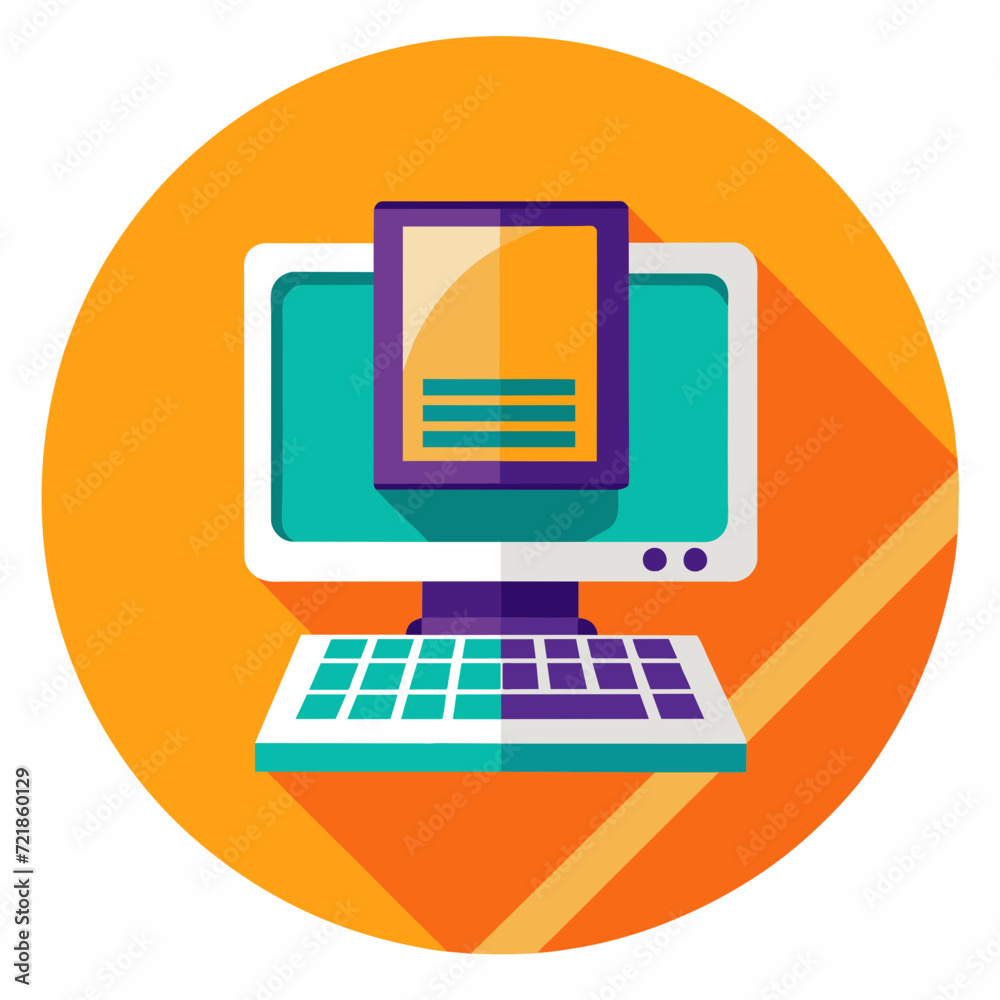 Modern computer laptop screen Information Technology Modern computer laptop screen Information Technology