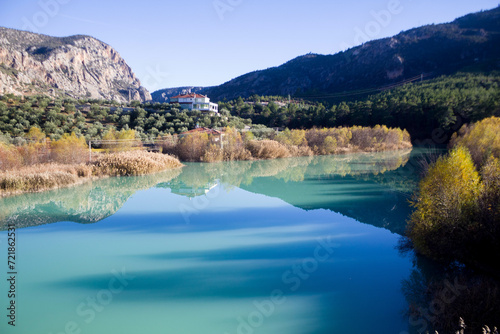 Turquoise G  ksu River in Karaman city in Turkey