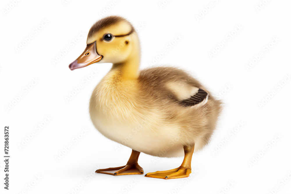duck isolated on white