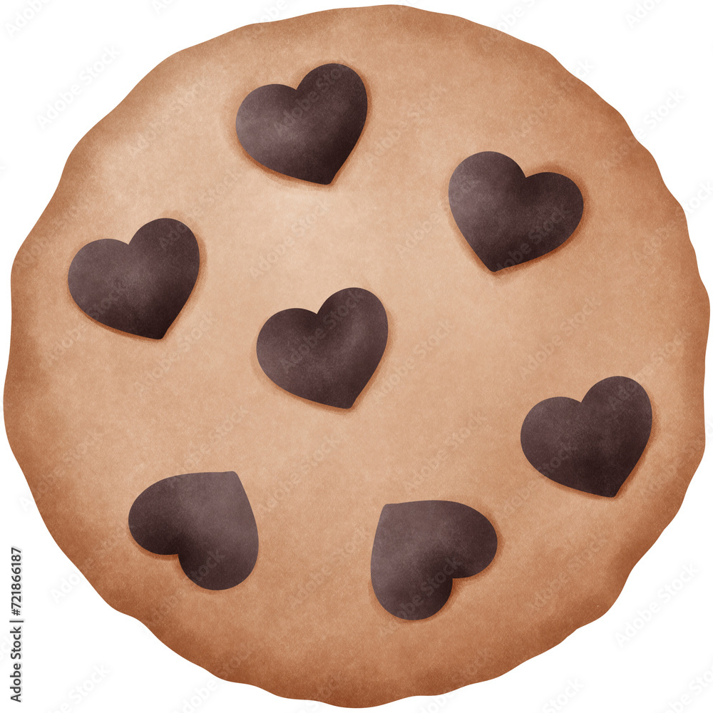 Obraz premium heart shaped cookies