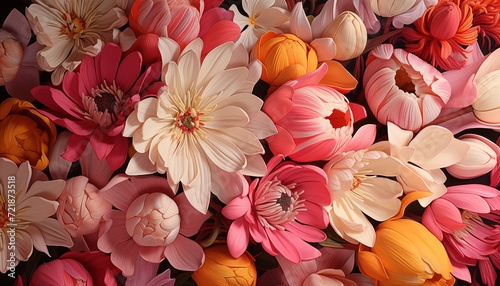 a beautiful background with colorful flowers