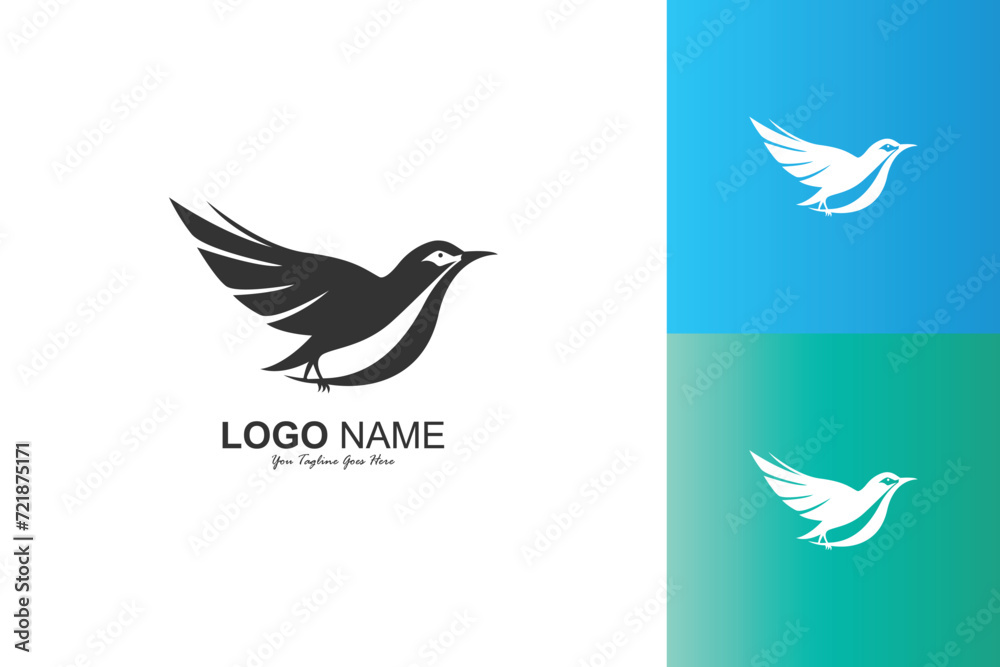 Obraz premium quail logo vector stylish design