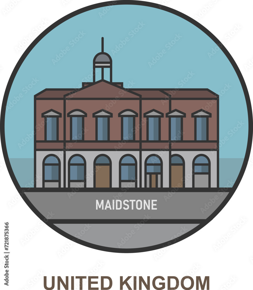 Maidstone. Cities and towns in United Kingdom