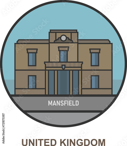 Mansfield. Cities and towns in United Kingdom